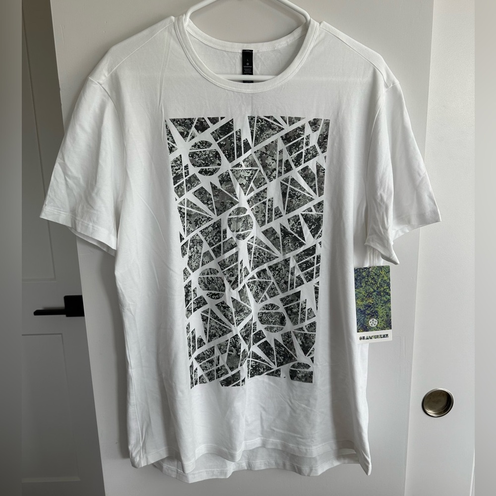 NWT Rare Lululemon 5 Year Basic Tee Seawheeze Size Large